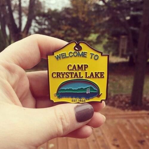 Friday the 13th 'Camp Crystal Lake' Enamel Pin