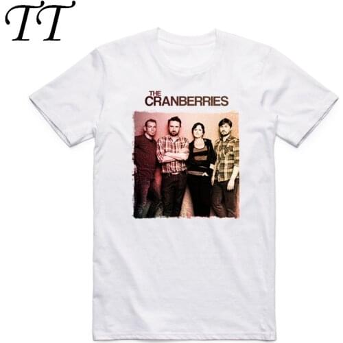 Printing The Cranberries Music Band T-shirt harajuku Casual O-Neck Short Sleeve Dolores O'Riordan Tshirt Fitness Men HCP4377
