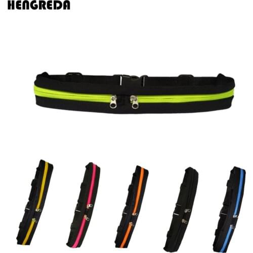 Hengreda 2018 Waist Bag Fanny Packs Elastic Bum Bag Women Travel Bounce Free Mulitpurpose 2 Pocket for Money Wallet Mobile Phone
