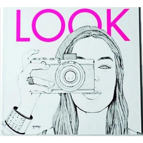 Fashion LOOK Coloring Books For Adult Children Girls Antistress Art Drawing Painting Secret Garden Colouring Book Libros