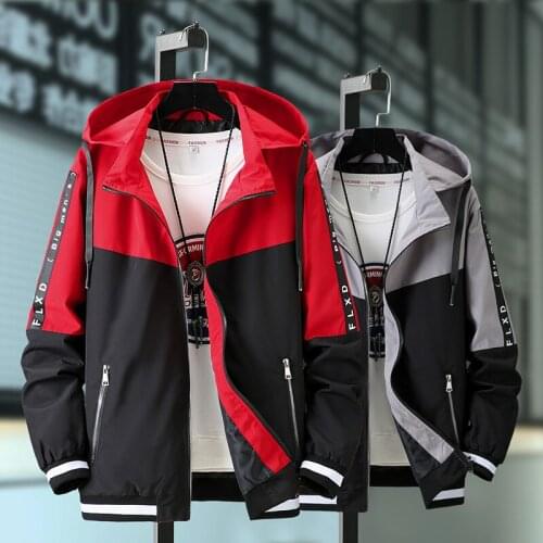 Men Hip Hop Streetwear Hooded Jacket Patchwork Spring Jacket 2021 Men Zipper Oversized 10xl Jacket Coat Bomber Casaco Masculino