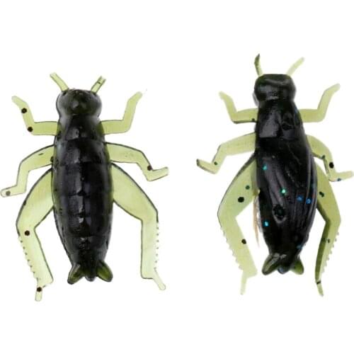 100Pcs Soft Fishing Lures Cricket Insect Baits Insect Bait Artificial Lures Insect Baits