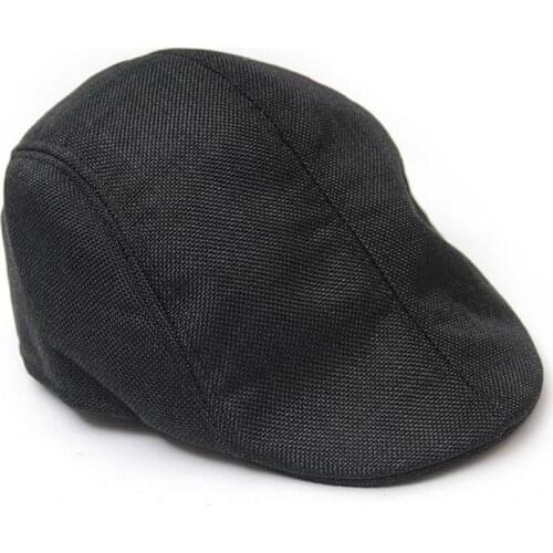 2017 new Summer male womens lovers design linen beret comfortable breathable mesh cap fashion sunbonnet