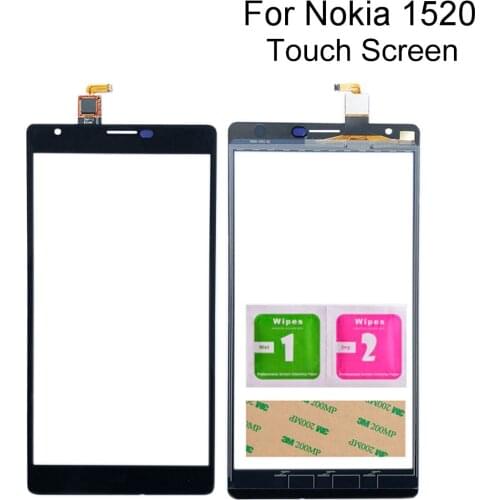 Touch Screen Front Glass For Nokia Lumia 1520 N1520 Touch Screen Digitizer Glass TouchScreen Lens Repair Mobile Tools