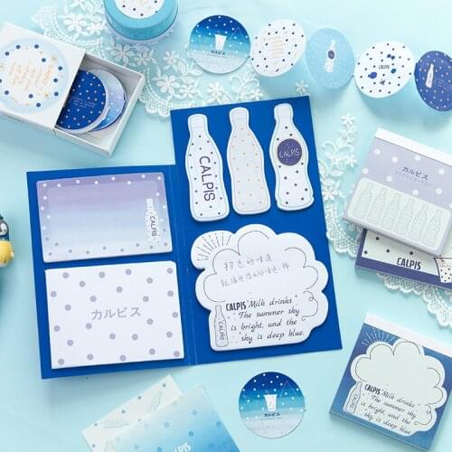 First love taste series Sticky Notes Memo Pad Diary Stationary Flakes Scrapbook Decorative Cute N Times Sticky