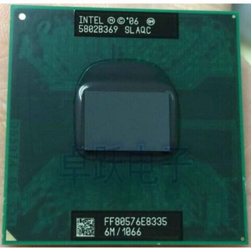 Intel Laptop CPU E8335 2.660G / 6M / 1066 SLAQC Official version scrattered pieces Free shipping