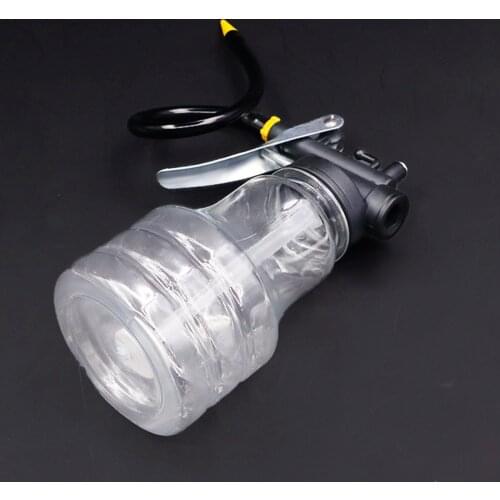 Transparent Oil Can Plastic Pump Oiler Leakproof Flexible Hose Anti-drop