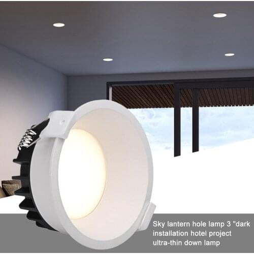 Led Ceiling Lamp Anti-Corrosion LED Downlight Anti-Glare Spot Lighting Bedroom Kitchen Recessed Downlight For Foyer Hallways