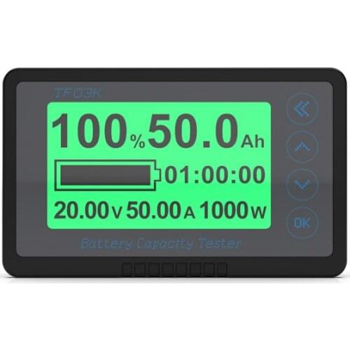 Battery Indicator Capacity Tester 8-120V 50A 100A 350A Voltage Gauge Meter With LCD Display Monitor For Vehicle Battery Tester