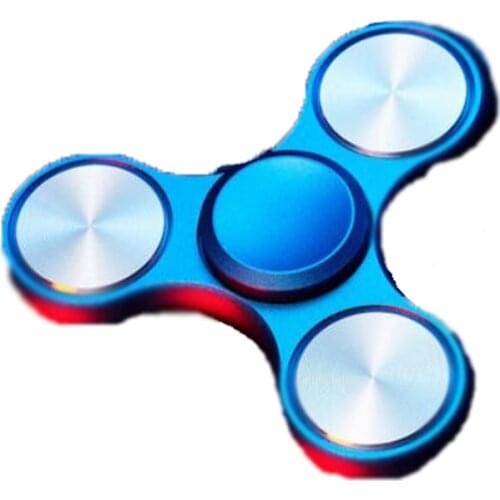 Fingertip Gyro Triangle Trefoil Triangle Metal Adult Decompression Toy Between Fingers Super Long Time High Speed Family Party