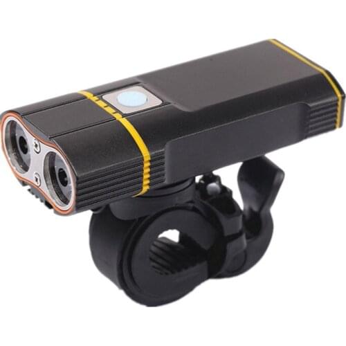 2017 New Bicycle Front bike light USB rechargeable 2* XM-L2 LED 5000 Lumens Waterproof Bicycle light bike Accessories