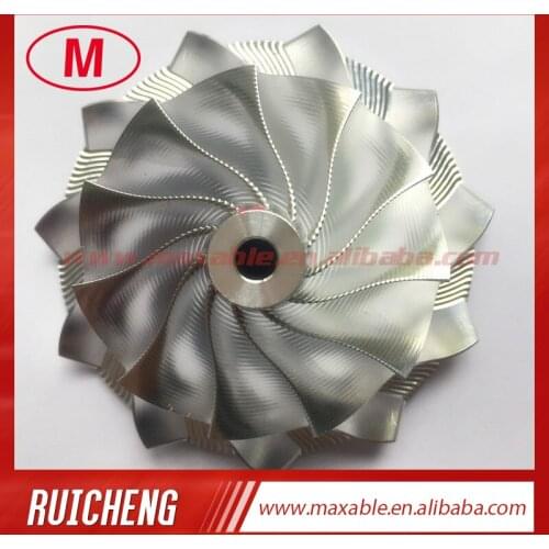 GT15-25 50.00/68.01mm 11+0 blades high performance point milling turbocharger billet/milling/aluminum 2618 compressor wheel