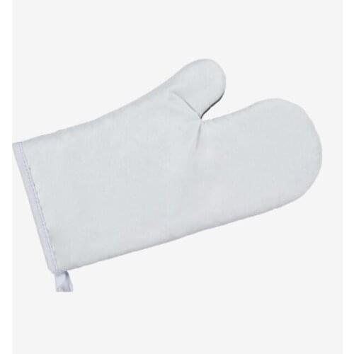 10pcs Sublimation DIY Blank Cotton Polyester Kitchen Oven Mitts Gloves Oven Pot Holder Thicken for Heat Transfer Printing