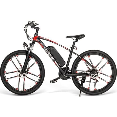 26 Inch Electric Mountain Bike 500W 48V 8AH Lithium Battery