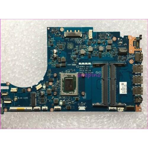 813021-501 813021-601 ACW51 LA-C502P for HP ENVY NOTEBOOK 15-AH 15Z-AH M6-P motherboard cpu onboard tested