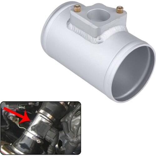 76mm MAF Mass Air Flow Sensor Mount Alloy Adapter Tube For Toyota Mazda Subaru