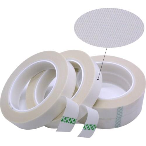 White Glass Cloth Tape High Temperature Flame Retardant H Insulating Cloth Tape Glass Fiber For Wire Binding 30M