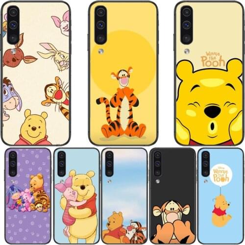 Winnie warming Phone cover hull For SamSung Galaxy S8 S9 S10E S20 S21 S5 S30 Plus S20 fe 5G Lite Ultra black soft case