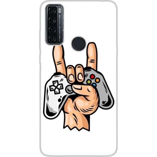 Compatible with TCL-20-SE-4G silicone gel tpu case cover case custom drawing design anti-shock games 006 case