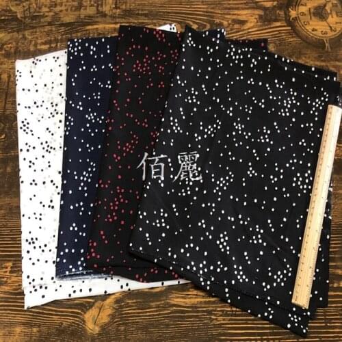 Black And White Red Mess Cloth Autumn WOMENS Dress Fashion Shirt Skirt Clothing Fabric DIY Fabric New Style/1m