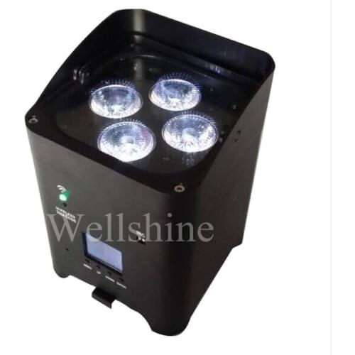 Cube par app wifi control 4x18w RGBWA UV 6in1 wireless battery led par