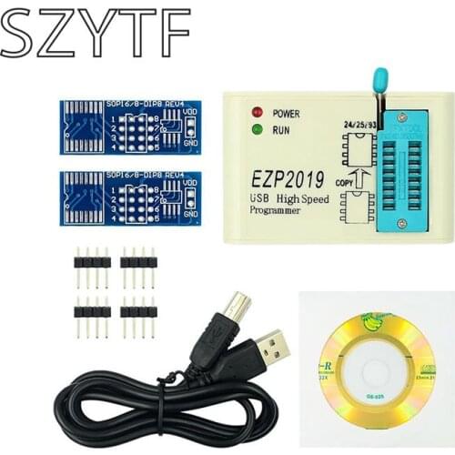 EZP2019 high speed SPI FLASH programmer programming offline replication 24/25/93 bios 25T80