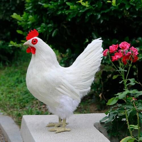 Easter Decoration Chicken Handmade Hen Figurine Statue Home Outdoor Garden Craft Decor Ornaments Toy Gift 2021