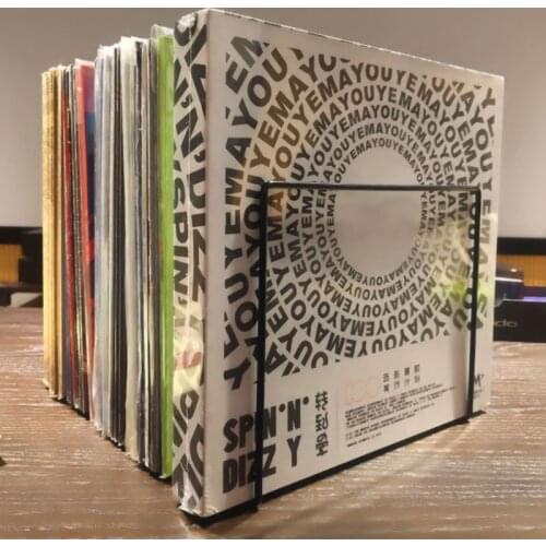 Metal LP Vinyl Record Display Shelf Turntable Storage Shelf Exhibit Stand Holder 95AF