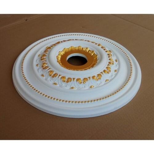Ceiling rosette PU decorative ceiling rose pendant lamp base ceiling plate sunflower European style