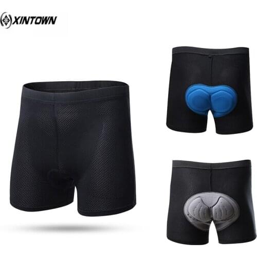 XINTOWN Summer Bike Shorts GEL/Sponge pad Men Cycling shorts MTB Road Outdoor bermuda Breathable Bicycle shorts Padded Underwear