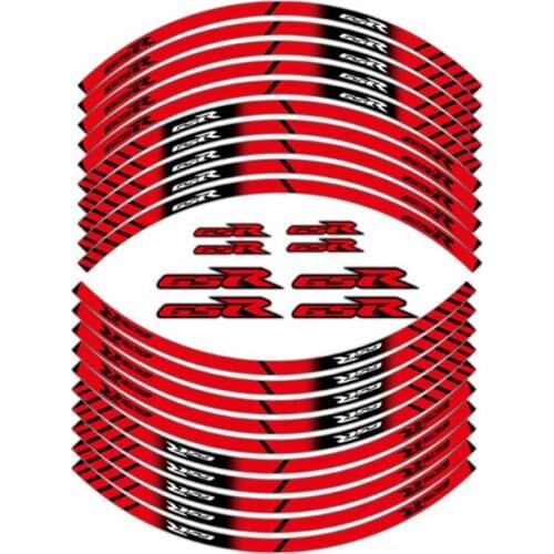 Motorcycle For Suzuki GSR gsr Reflective Wheel Sticker Tire Decoration Protection Full Coverage Rim Decals Stickers High Quality
