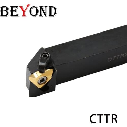 BEYOND External Tool Holder CTTR CTTR1616H16 CTTR2020K16 CTTR2525M16 16mm 20mm 25mm 32mm CNC Lathe Cutter Boring Bar