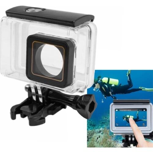 TUYU 35m Waterproof Diving Cover Case For Xiaomi Yi 4K 2 II Camera Underwater Shooting Touch Screen Protector Housing Case Box
