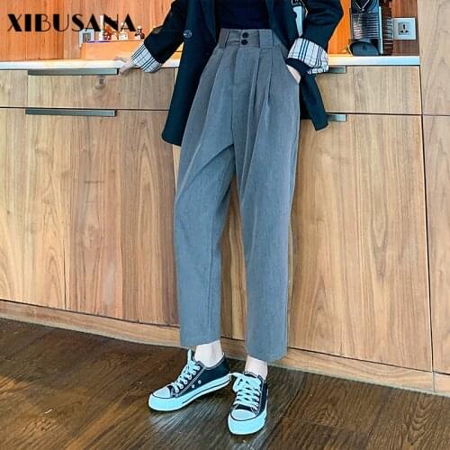 XIBUSANA Women's Straight Trousers
