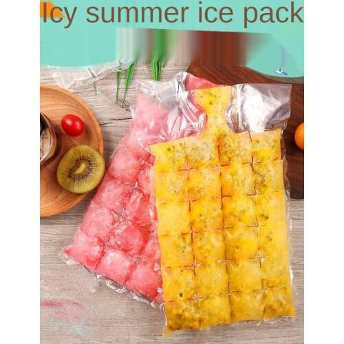 10Pcs/Pack Ice Ball Maker Summer Household Kitchen DIY Ice mould Disposable Transparent Ice-making Bags Ice Cube Tray Molds for