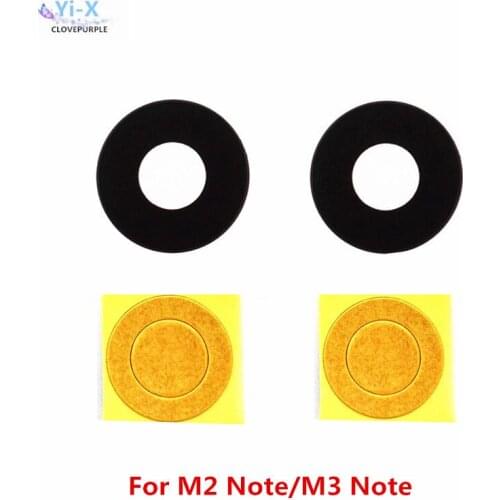 10pcs/lot Back Rear Camera Glass Lens For MEIZU M2 Note/ M3 Note with adhesive Sticker