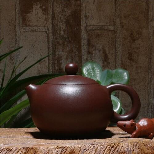 190ml Wholsale Yixing Genuine Handmade Purple Clay teapot Chinese Kung Fu Zisha Tea Pot Gift Box Package Free Shipping