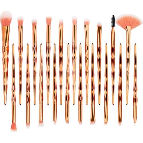 20Pcs/Kit Diamond makeup brushes set for cosmetic foundation powder blush eyeshadow kabuki blending make up brush beauty tool