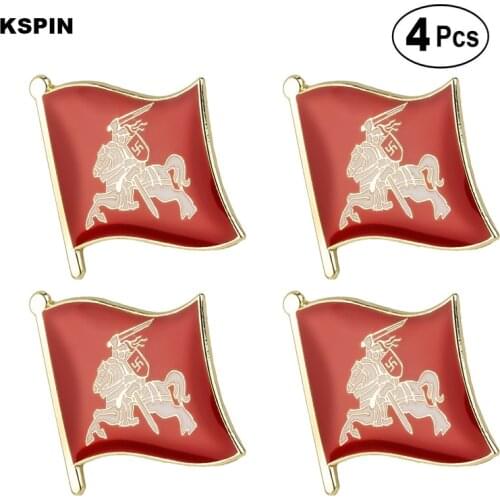 Solider Flag Pin Lapel Pin Badge Brooch Icons 4pcs