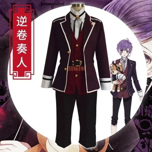 Anime DIABOLIK LOVERS Kanato Sakamaki Cosplay Costume Custom Made Any Size Full Uniform Suits