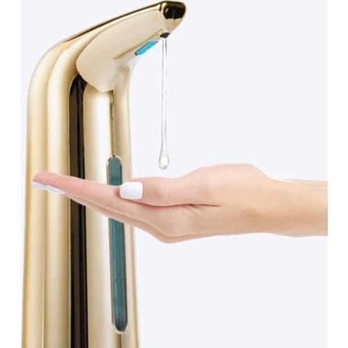 400ML Automatic Soap Dispenser Infrared Touchless Liquid Smart Sensor Hands Free Sanitizer Induction Shampoo