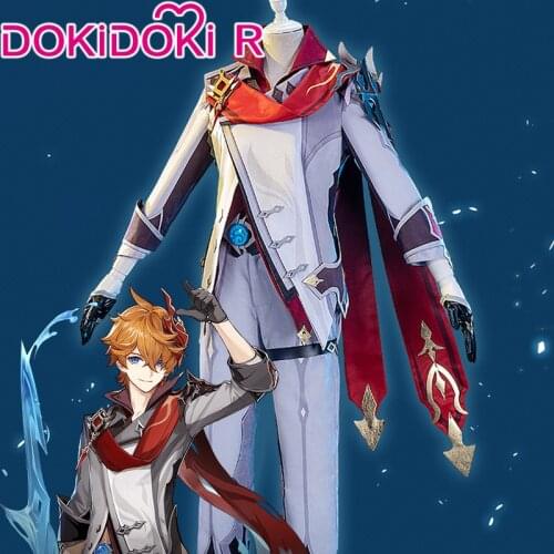 DokiDoki-R Game Genshin Impact Cosplay Tartaglia Ajax Costume Tartaglia Ajax Cosplay Genshin Impact Cosplay