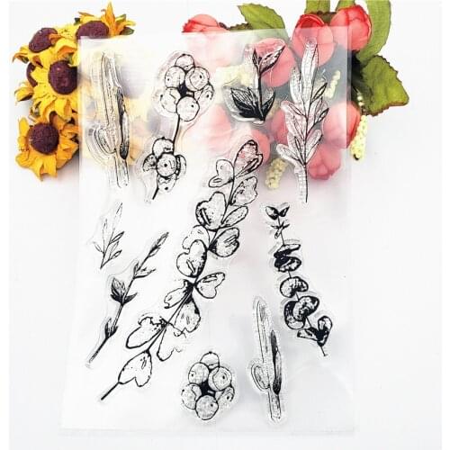 Hot selling Fantasy flower alphabet transparent clear stamp / silicone seal roller stamp DIY scrapbook album / card production