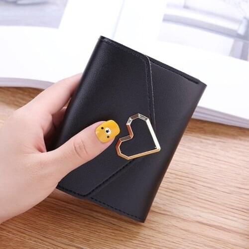 Fashion Women Wallets Leather Wallet Money Bag Credit Card Holders Bill Wallet Clutch Purse For Girl Use Short Wallets Of Femal
