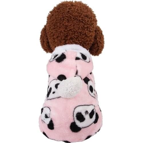 PUOUPUOU Cartoon Dog Pet Clothes Winter Cute Dog Clothes for Dogs Jacket Warm Pet Clothes Hoodie Thicken Ropa Para Perro XS-XXL