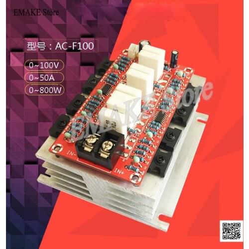 Loader Adjustable Electronic Load High Power Load Module DIY Linear Load 0 to 80 Volt AC-F100