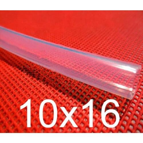 10mm ID 16mm OD 10x16 Transparent Food Grade Medical Use FDA Silicone Rubber Flexible Tube / Hose / Pipe / tubing