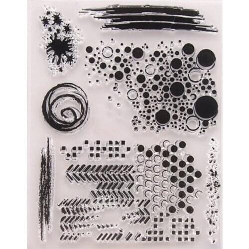 Transparent Stamp Silicone Seal Sheet F DIY Scrapbook Craft Card Album T1336