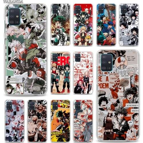 My Hero Academia Hard PC Phone Case For Samsung Galaxy A51 A71 A50 A21s A10 A30 A40 A70 A31 A41 A12 A02s Back Cover Coque
