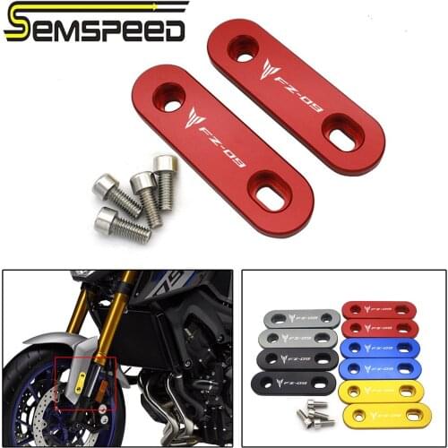 SEMSPEED with logo Front Fender Decoration Suitable For Yamaha Decorative Cover MT09 FJ09 XSR900 FZ09 Tracer 900 GT 2014-2020